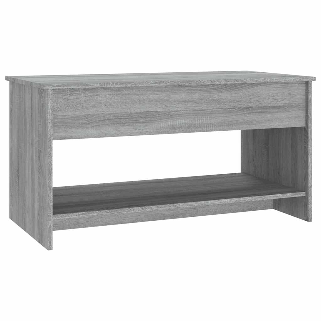 Couchtisch Grau Sonoma 102x50x52,5 cm Holzwerkstoff
