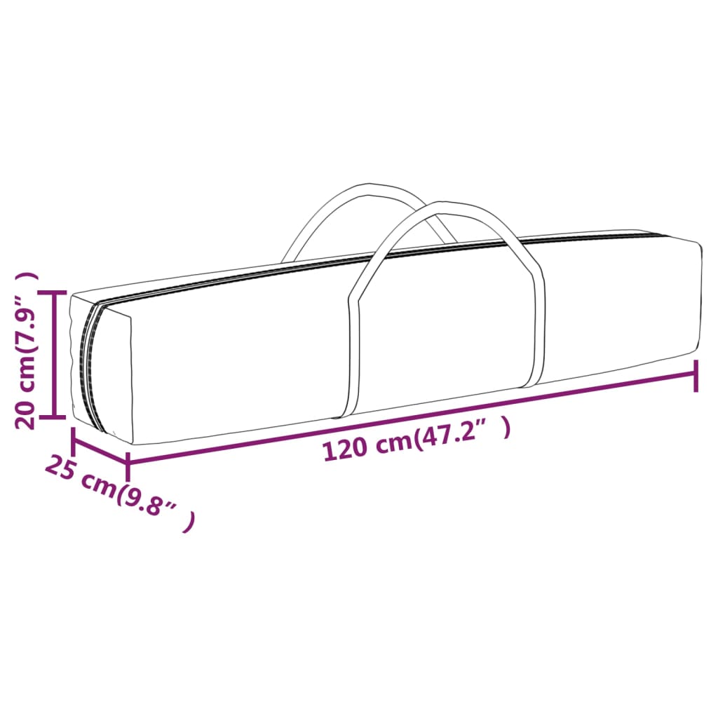 Partyzelt Faltbar Creme 3x3 m