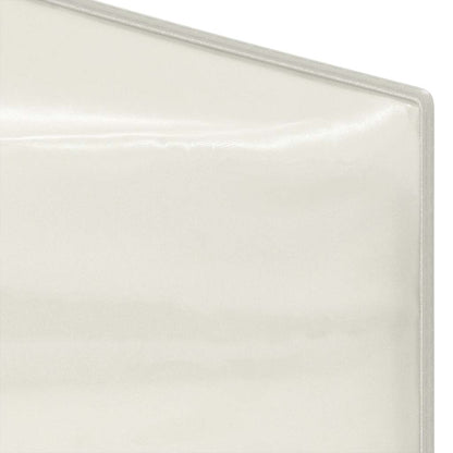 Partyzelt Faltbar mit Seitenwänden Creme 3x3 m