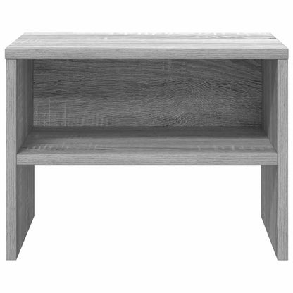 Nachttisch Grau Sonoma 40x30x30 cm Holzwerkstoff