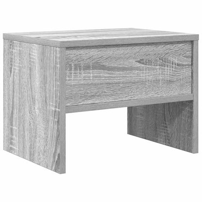 Nachttisch Grau Sonoma 40x30x30 cm Holzwerkstoff
