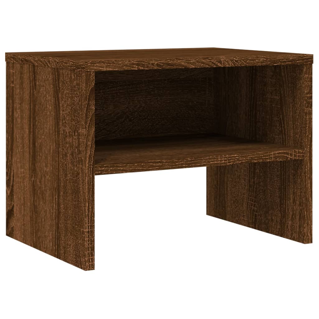 Nachttisch Braun Eichen-Optik 40x30x30 cm Holzwerkstoff