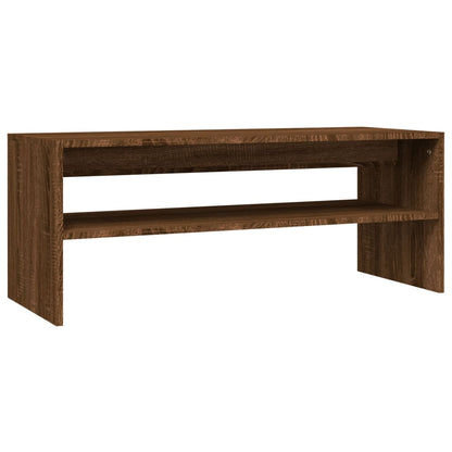 Couchtisch Braun Eichen-Optik 100x40x40 cm Holzwerkstoff