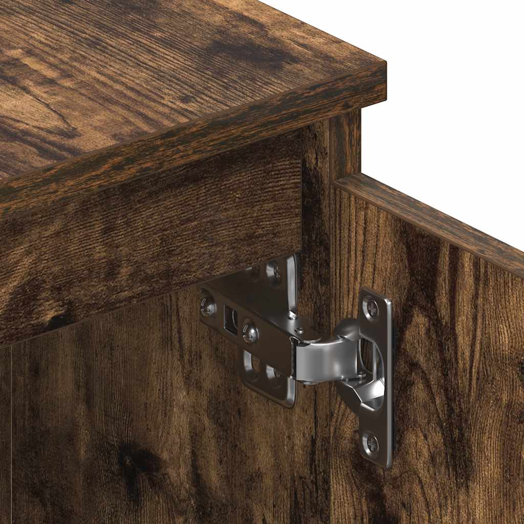 TV-Schrank Räuchereiche 140x40x35,5 cm Holzwerkstoff