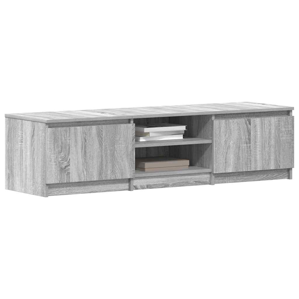 TV-Schrank Grau Sonoma 140x40x35,5 cm Holzwerkstoff