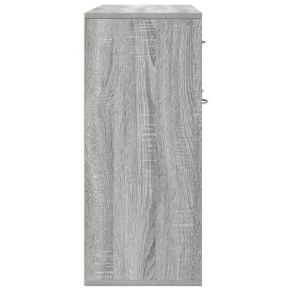 Sideboard Grau Sonoma 88x30x70 cm Holzwerkstoff