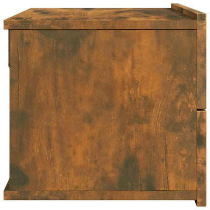 Nachttische 2 Stk. Räuchereiche 40x30x30 cm Holzwerkstoff