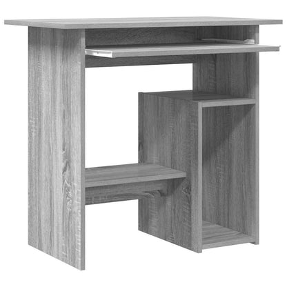 Schreibtisch Grau Sonoma 80x45x74 cm Holzwerkstoff