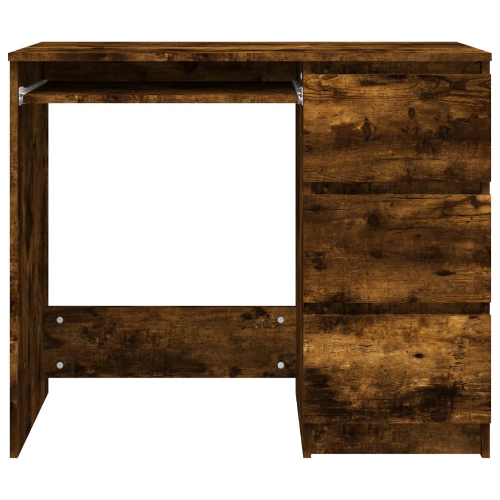 Schreibtisch Räuchereiche 90x45x76 cm Holzwerkstoff