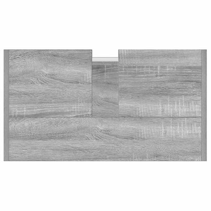 Badezimmerschrank Grau Sonoma 60x33x60 cm Holzwerkstoff