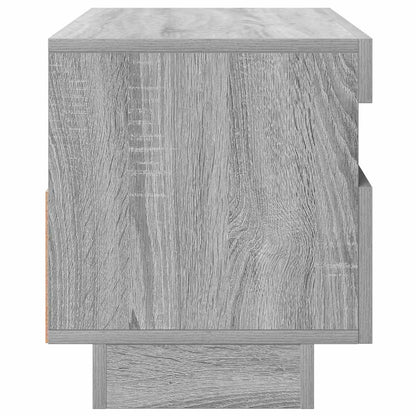 TV-Schrank mit LED-Leuchten Grau Sonoma 80x35x40 cm