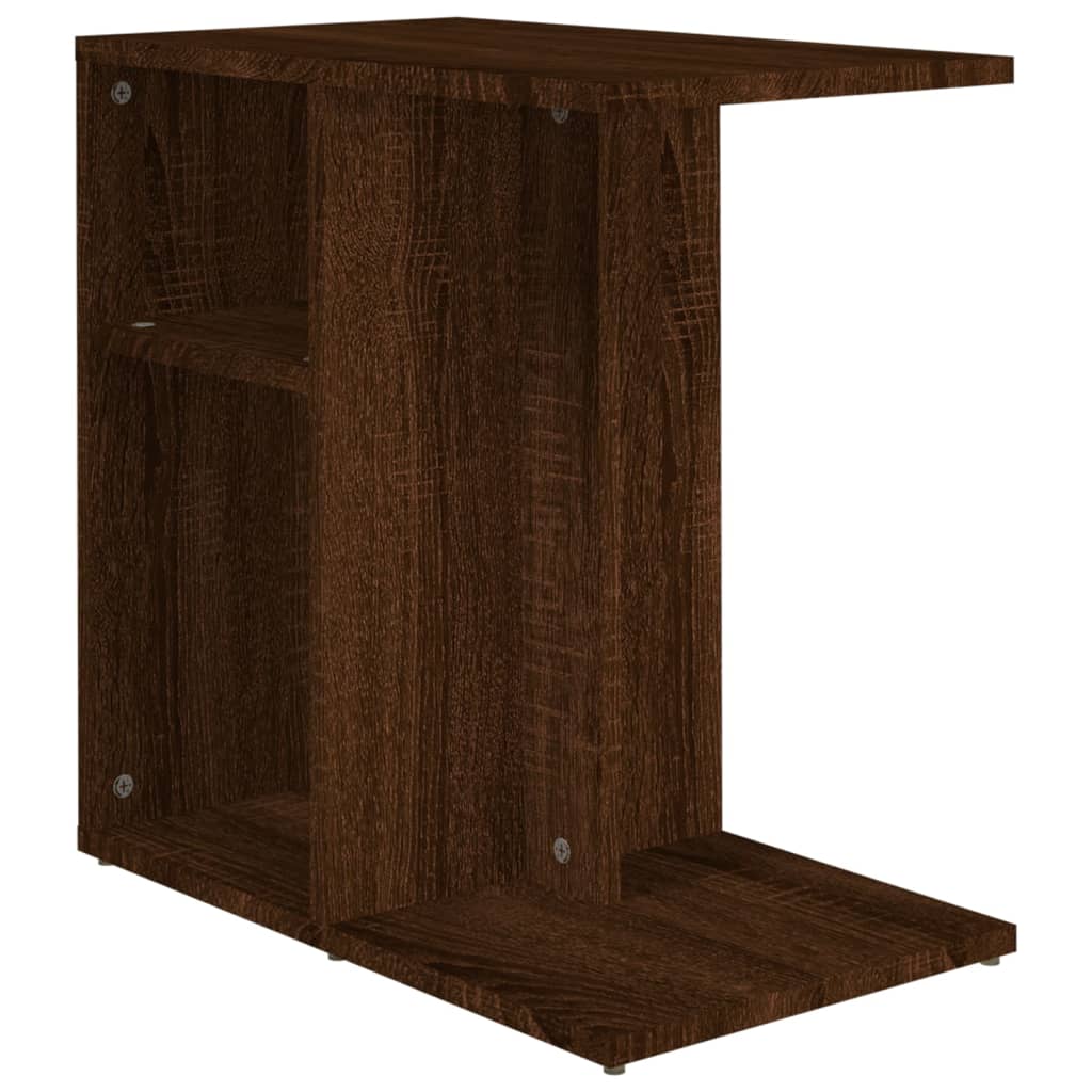 Beistelltisch Braun Eichen-Optik 50x30x50 cm Holzwerkstoff