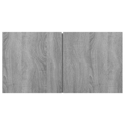 TV-Wandschrank Grau Sonoma 2 Stk. 60x30x30 cm Holzwerkstoff