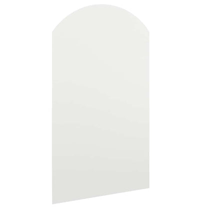 Spiegel mit LED-Leuchten 70x40 cm Glas Bogenförmig