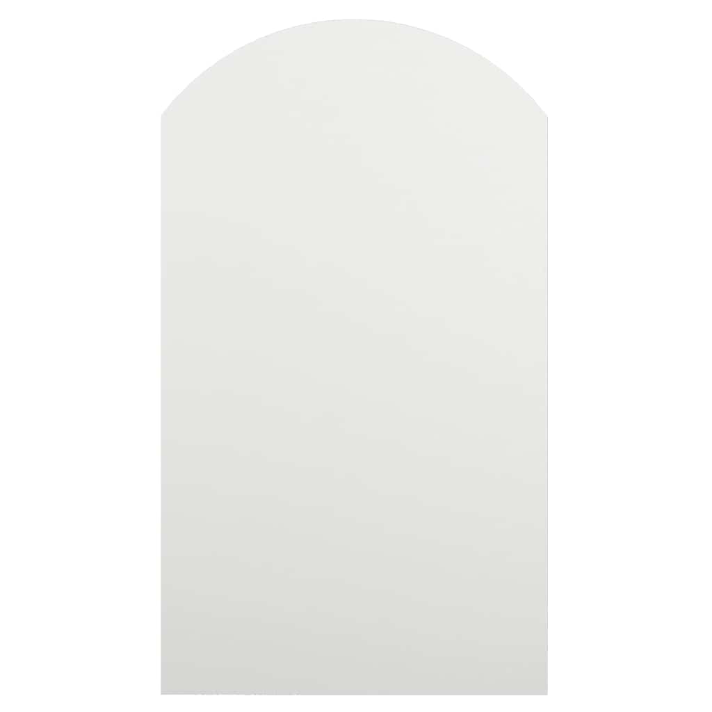 Spiegel mit LED-Leuchten 70x40 cm Glas Bogenförmig