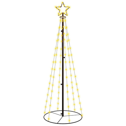 LED-Weihnachtsbaum Kegelform Warmweiß 108 LEDs 70x180 cm