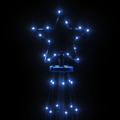 LED-Weihnachtsbaum Kegelform Blau 108 LEDs 70x180 cm