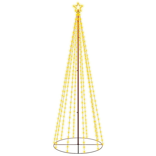 LED-Weihnachtsbaum Kegelform Warmweiß 310 LEDs 100x300 cm