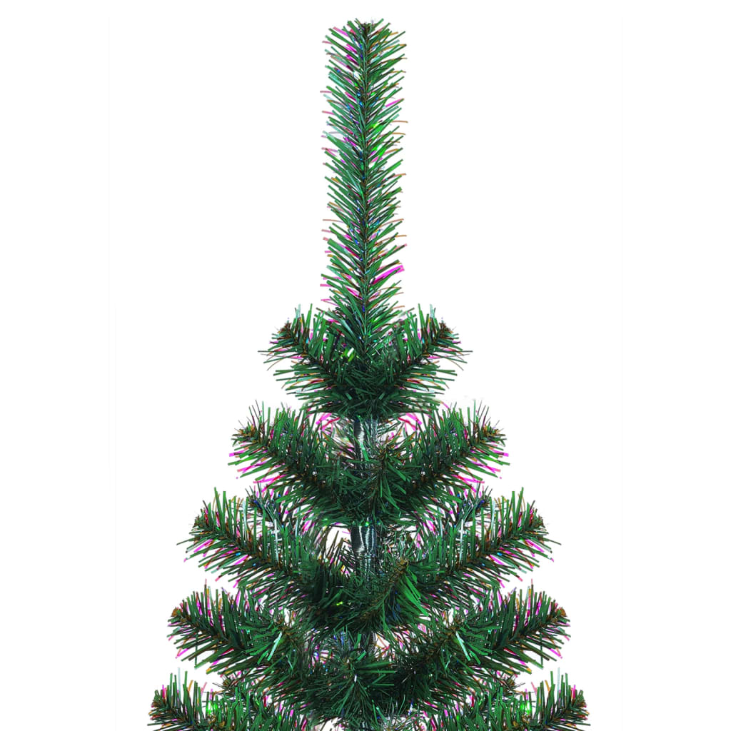 Künstlicher Weihnachtsbaum Schillernde Spitzen Grün 150 cm PVC