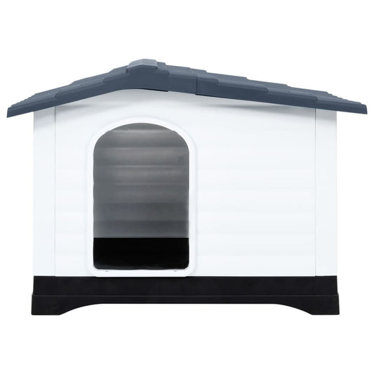 Hundehütte Grau 90,5 x 68 x 66 cm Polypropylen