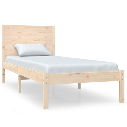 Massivholzbett 75x190 cm