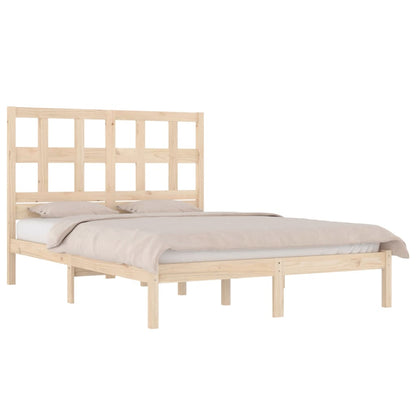 Massivholzbett ohne Matratze 135x190 cm Kiefernholz