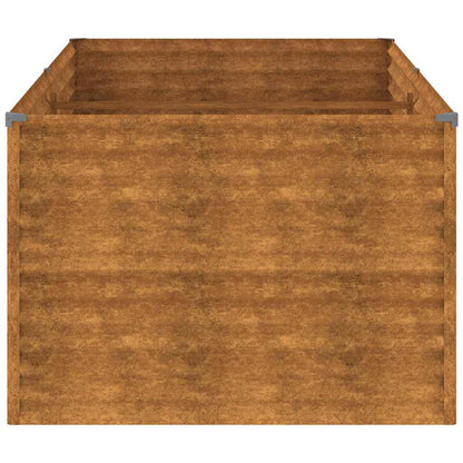 Hochbeet 196x100x69 cm Cortenstahl