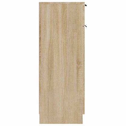 Badschrank Sonoma-Eiche 32x33,5x90 cm Holzwerkstoff