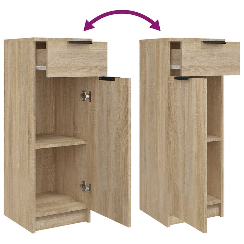 Badschrank Sonoma-Eiche 32x33,5x90 cm Holzwerkstoff