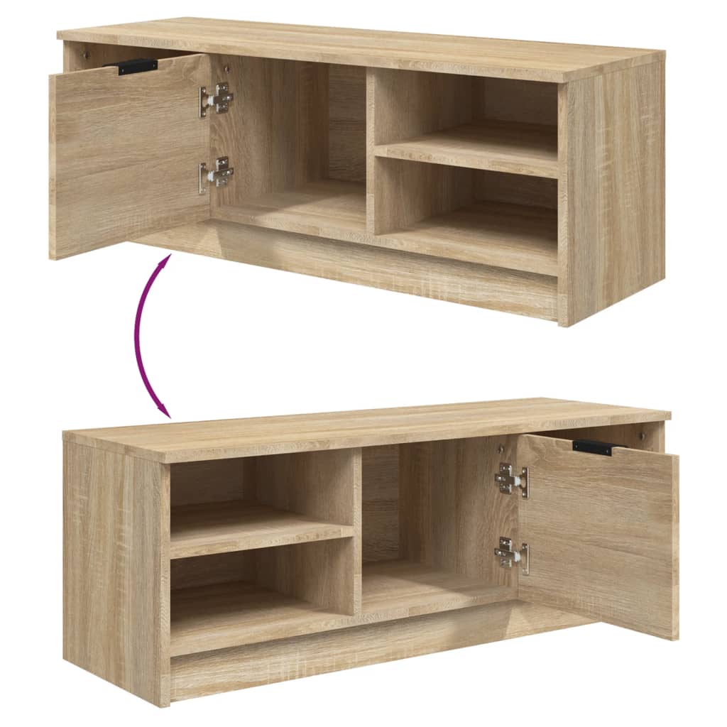 TV-Schrank Sonoma-Eiche 102x35,5x36,5 cm Holzwerkstoff