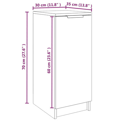 Schuhschrank Sonoma-Eiche 30x35x70 cm Holzwerkstoff