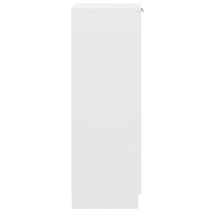Schuhschrank Weiß 30x35x100 cm Holzwerkstoff
