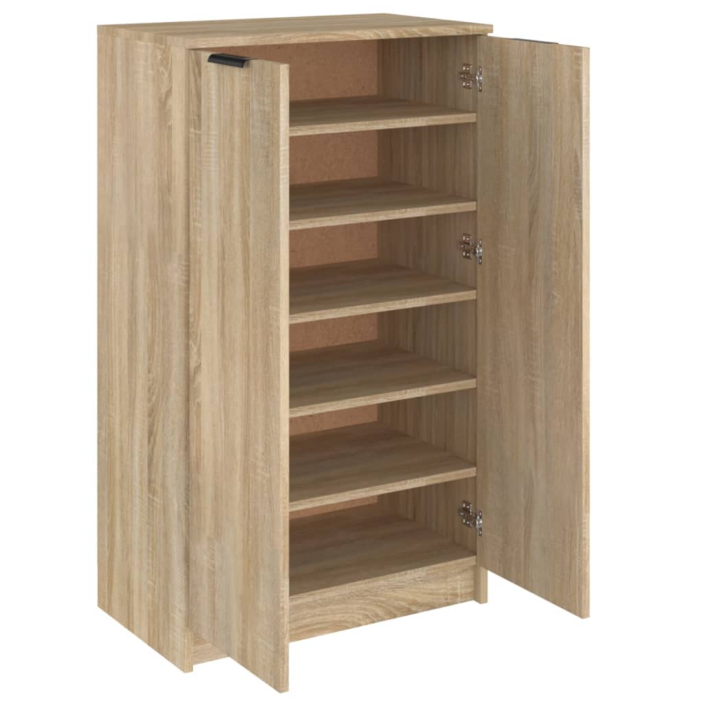 Schuhschrank Sonoma-Eiche 59x35x100 cm Holzwerkstoff