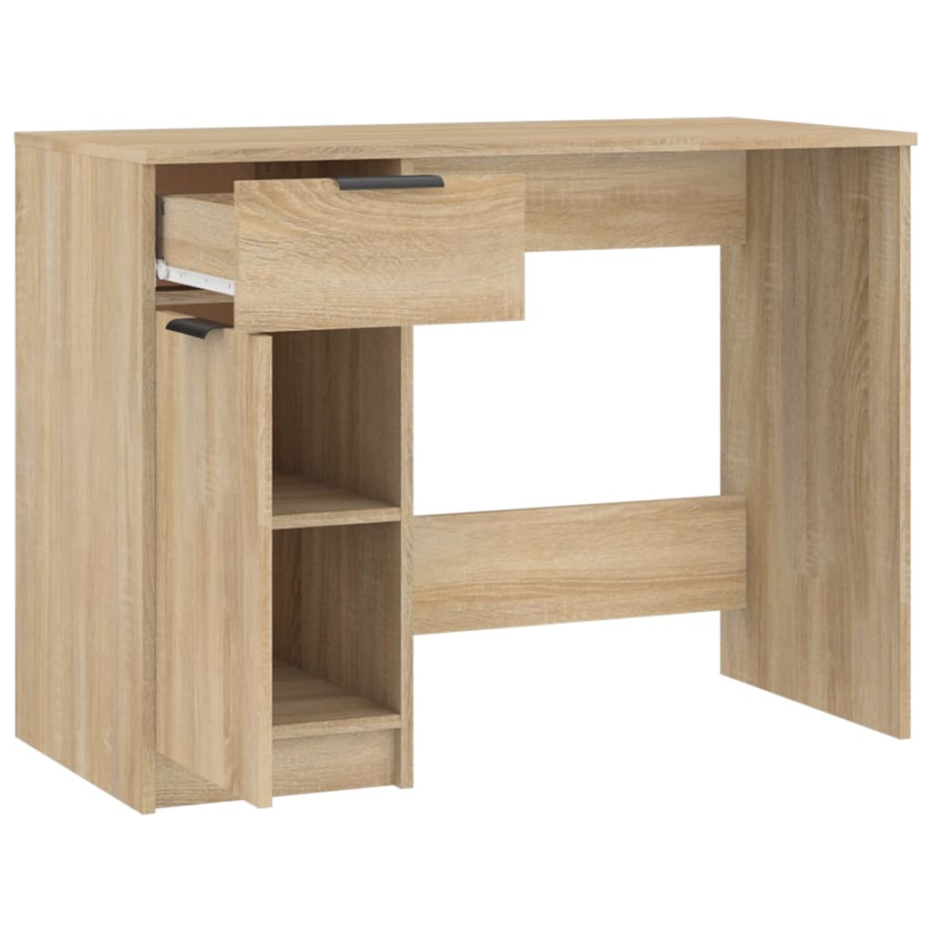 Schreibtisch Sonoma-Eiche 100x50x75 cm Holzwerkstoff