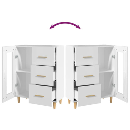 Sideboard Weiß 69,5x34x90 cm Holzwerkstoff