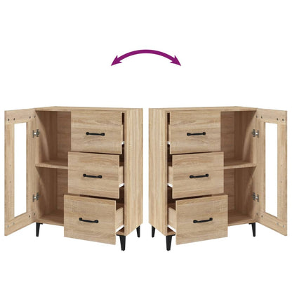 Sideboard Sonoma-Eiche 69,5x34x90 cm Holzwerkstoff