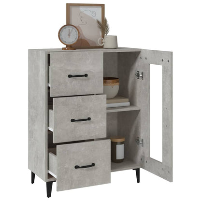 Sideboard Betongrau 69,5x34x90 cm Holzwerkstoff