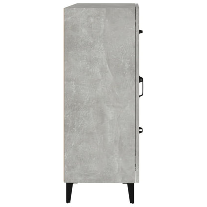 Sideboard Betongrau 69,5x34x90 cm Holzwerkstoff