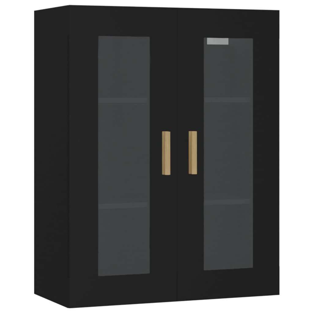 Hängeschrank Schwarz 69,5x34x90 cm