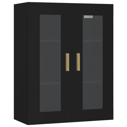 Hängeschrank Schwarz 69,5x34x90 cm
