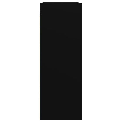 Hängeschrank Schwarz 69,5x32,5x90 cm