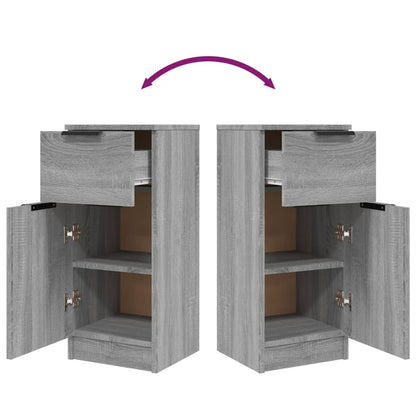 Sideboard Grau Sonoma 30x30x70 cm Holzwerkstoff
