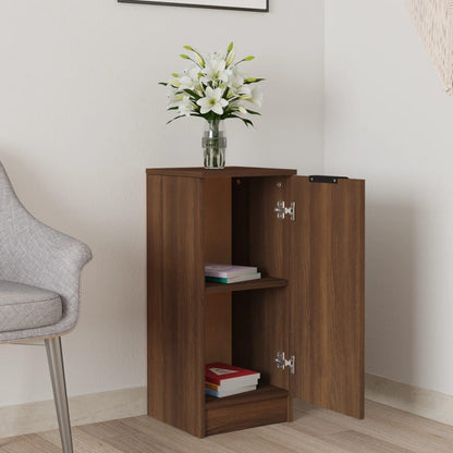 Sideboard Braun Eichen-Optik 30x30x70 cm Holzwerkstoff