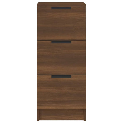 Sideboards 2 Stk. Braun Eichen-Optik 30x30x70 cm Holzwerkstoff