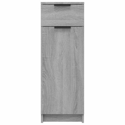 Badschrank Grau Sonoma 32x34x90 cm Holzwerkstoff