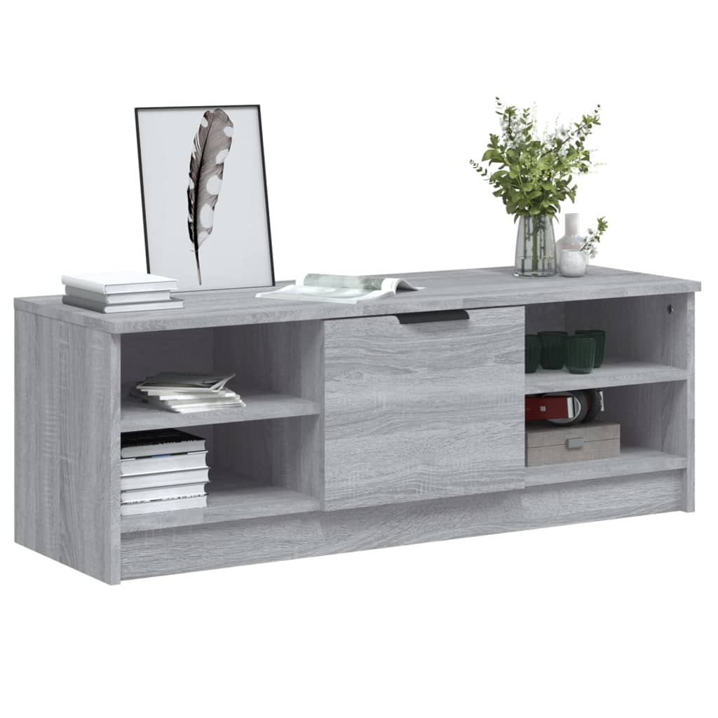 TV-Schrank Grau Sonoma 102x35,5x36,5 cm Holzwerkstoff