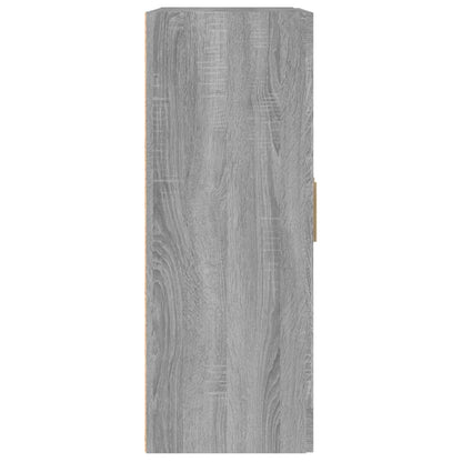 Wandschrank Grau Sonoma 69,5x32,5x90 cm Holzwerkstoff