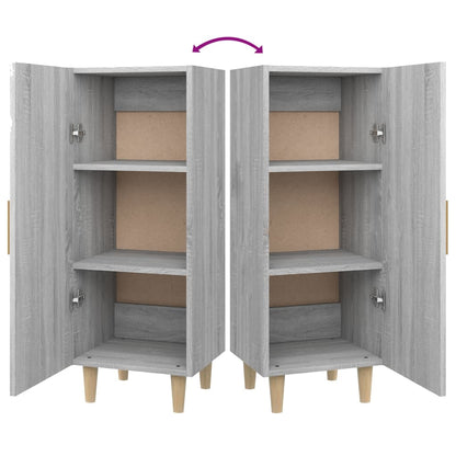 Sideboard Grau Sonoma 34,5x34x90 cm Holzwerkstoff