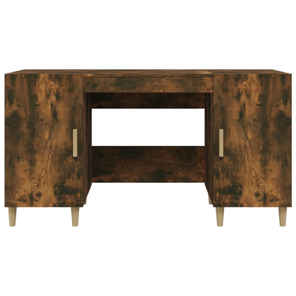 Schreibtisch Räuchereiche 140x50x75 cm Holzwerkstoff