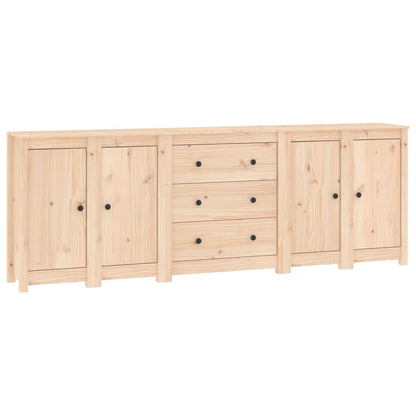 Sideboard 230x35x80 cm Massivholz Kiefer